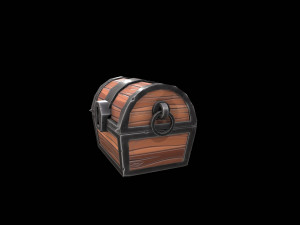 stylized chest Modèle 3D