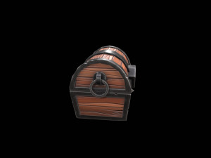 stylized chest Modèle 3D