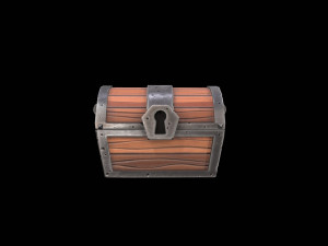 stylized chest Modèle 3D