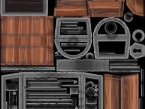 stylized chest Modèle 3D