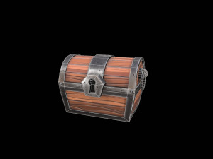 stylized chest Modèle 3D