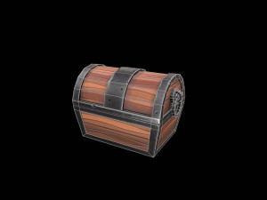 stylized chest Modèle 3D