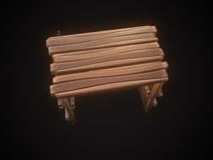 shield wooden gate Modelo 3D