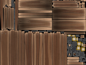 shield wooden gate Modelo 3D