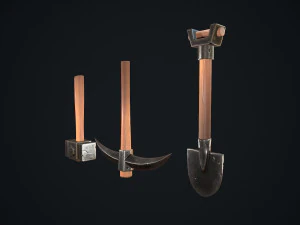stylized tools 3D Model