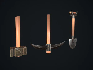 stylized tools 3D Model