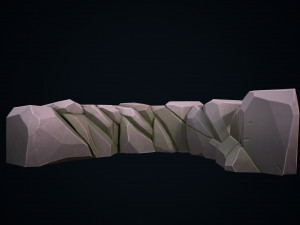 stylized stone 3D 모델
