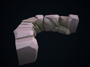 stylized stone 3D 모델