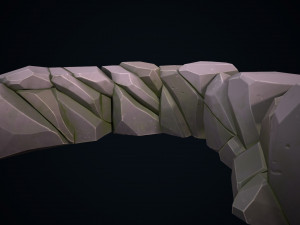 stylized stone 3D 모델