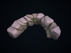 stylized stone 3D 모델