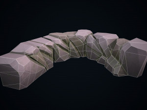 stylized stone 3D 모델