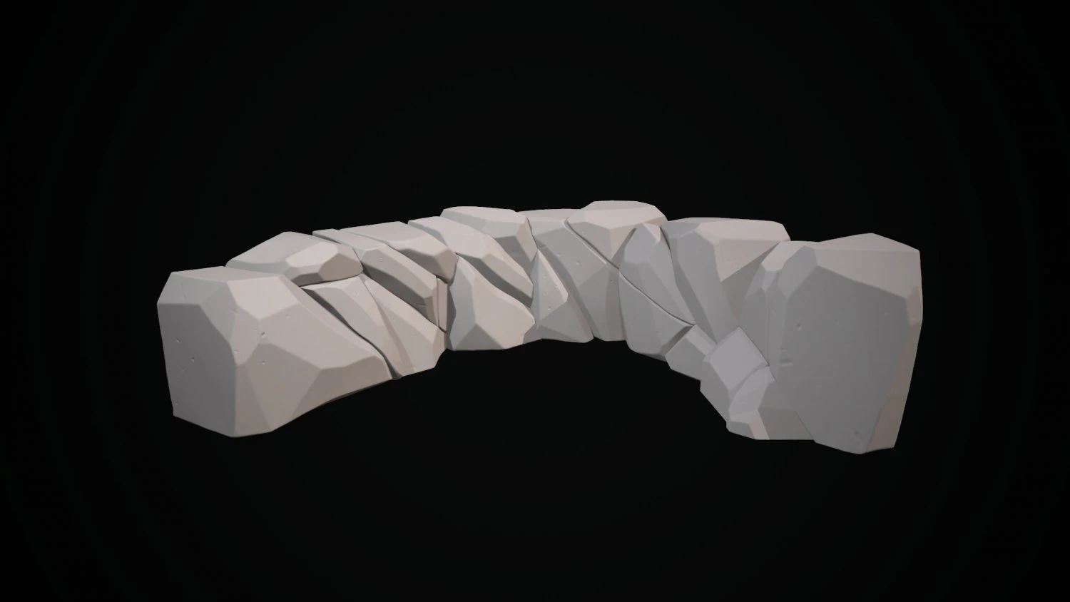 stylized stone 3D Model .c4d .max .obj .3ds .fbx .stl .blend 
