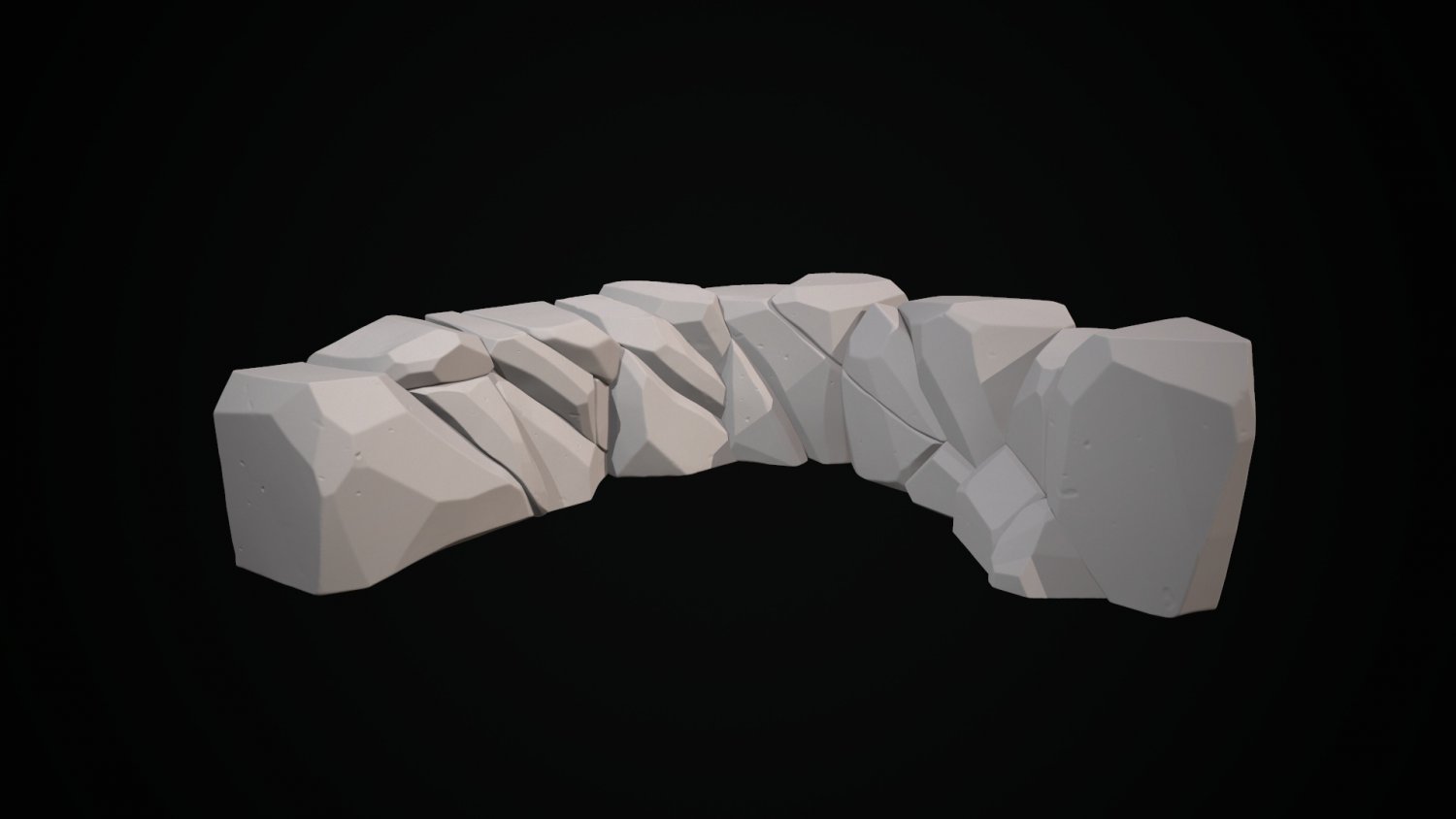 Stylized Stone. Stone stylized 3d model.