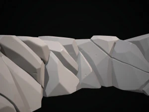 stylized stone 3D Model