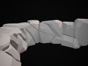 stylized stone 3D Модель