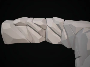 stylized stone 3D Model