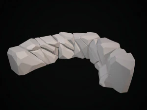 stylized stone 3D Model