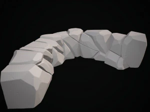 stylized stone 3D Model
