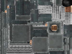 stylized torch column 3D Модель