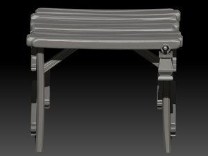 stylized wooden gate 3D मॉडल