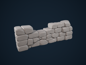 stylized brick 3D Model