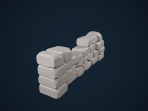stylized brick Modelo 3D