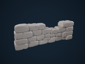 stylized brick Modelo 3D