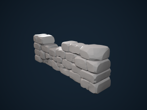 stylized brick Modelo 3D