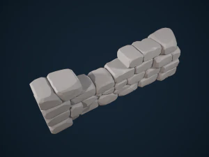 stylized brick 3D Model