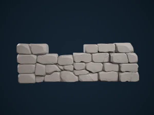 stylized brick 3D Model