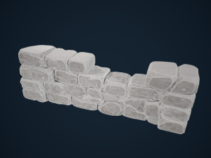 stylized brick Modelo 3D