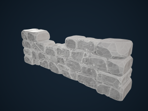 stylized brick Modelo 3D