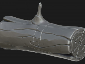 stylized log 3D Model