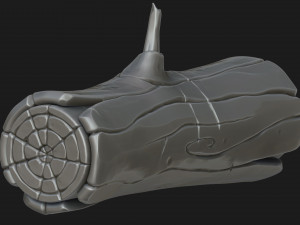 stylized log 3D Model