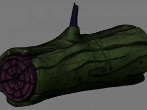 stylized log 3D Model