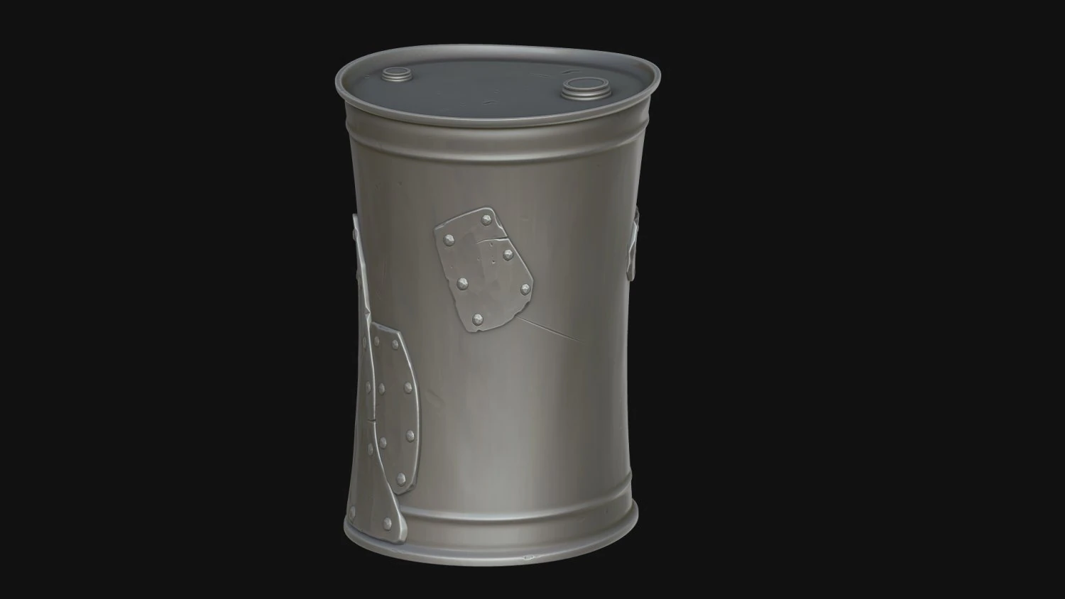 stylized barrel 3D Model .c4d .max .obj .3ds .fbx .stl .blend 