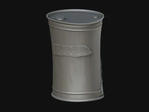 stylized barrel 3D Model