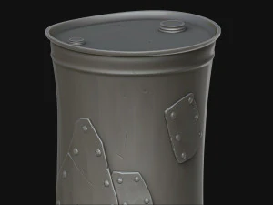 stylized barrel 3D Model