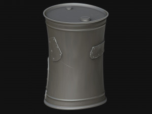 stylized barrel 3D मॉडल