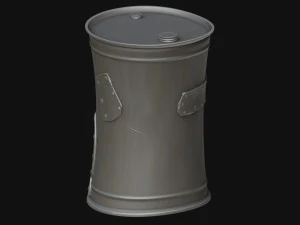 stylized barrel 3D Model