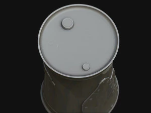 stylized barrel 3D Model