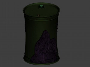 stylized barrel 3D मॉडल