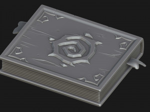 stylized book 3D Model