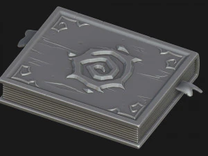 libro estilizado Modelo 3D