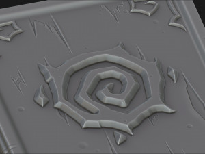 stylized book 3D Model