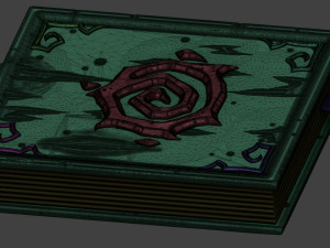 stylized book 3D Model