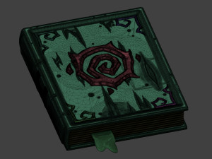 stylized book 3D Model