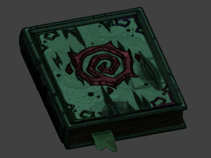 libro estilizado Modelo 3D