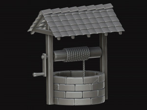 stylized well 3D Model
