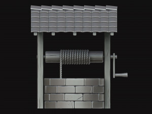 stylized well 3D Model